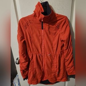 Monette orange lightweight jacket. size small